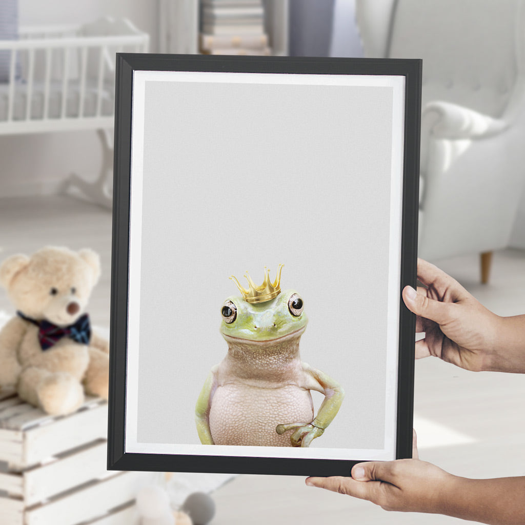 nursery animal prints frog prince