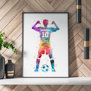 personalised football art prints perfect for gifting