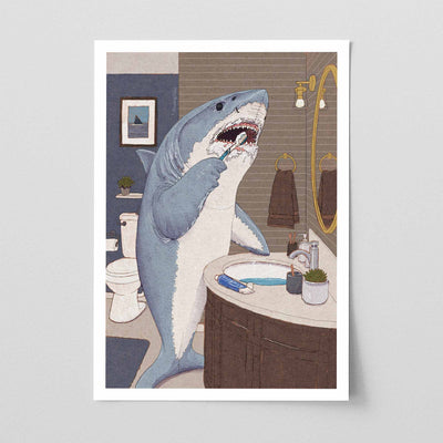 Always Brush Your Teeth - Art Print