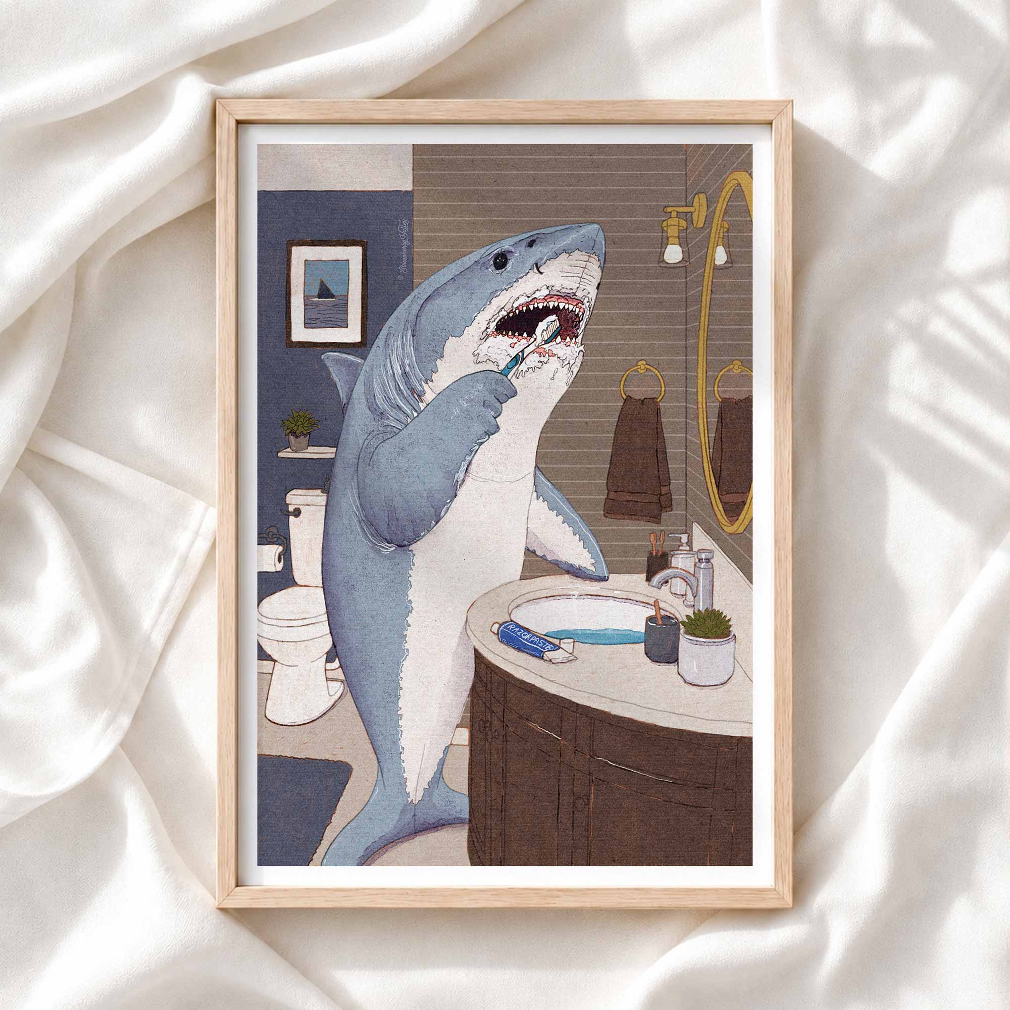 Always Brush Your Teeth - Art Print