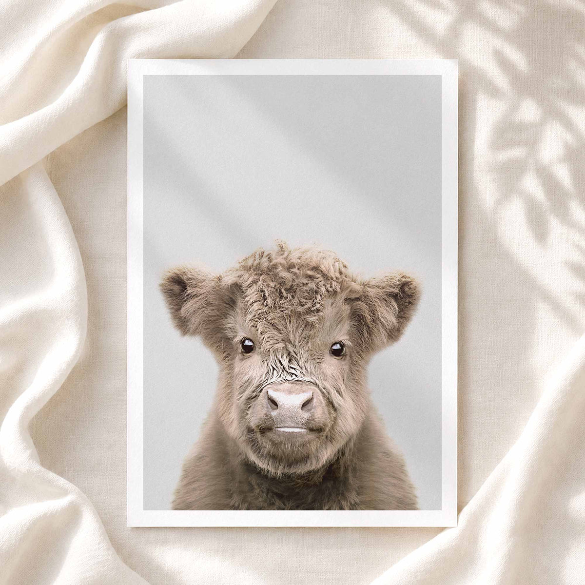 Highland Cow - Nursery Animal Print