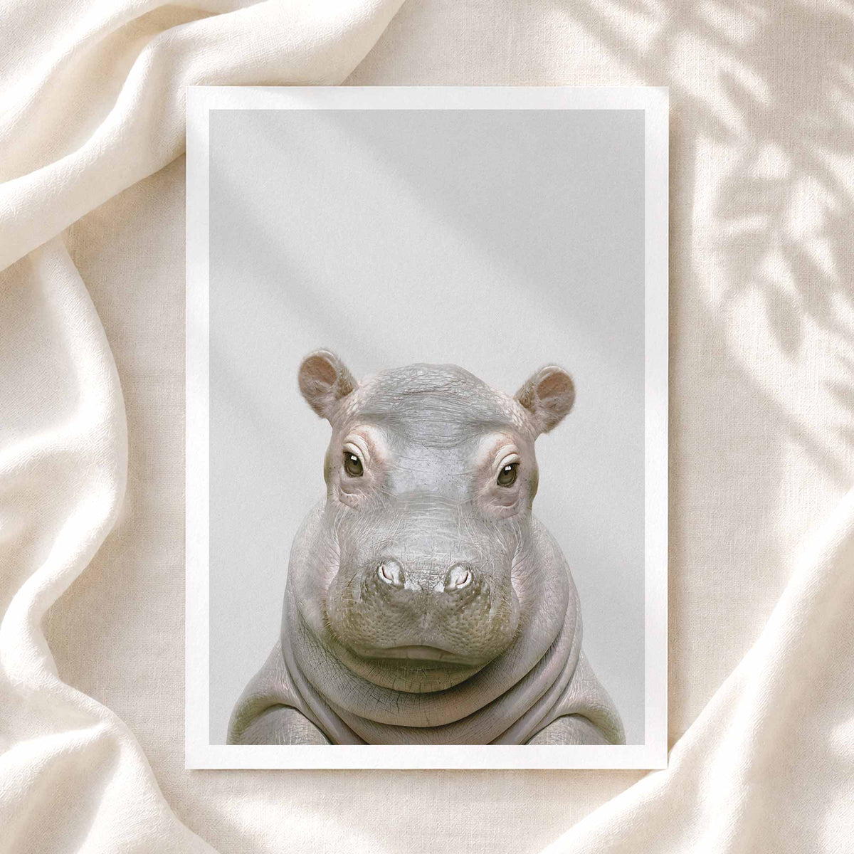 Hippo - Nursery Animal Print