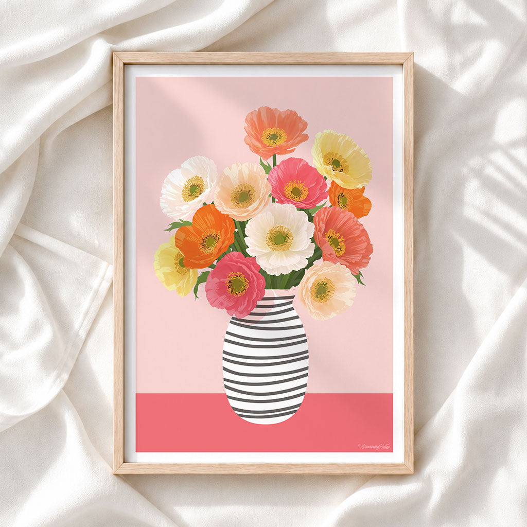 'Icelandic Poppies' - Art Print