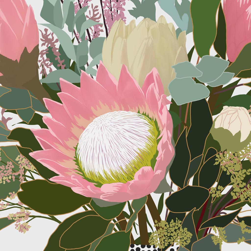 'King Protea' - Art Print