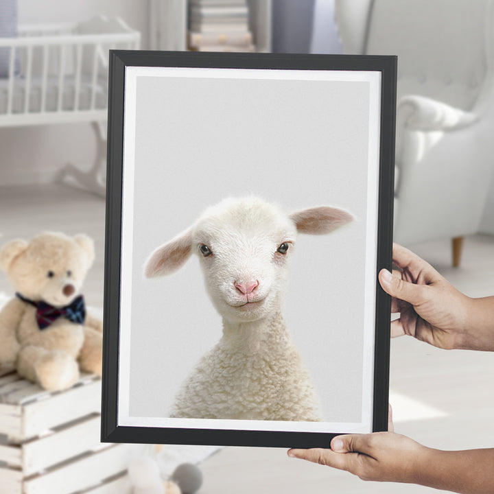 nursery animal prints lamb