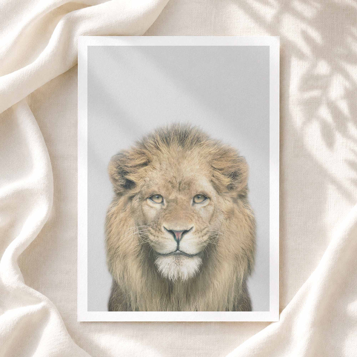 Lion - Nursery Animal Print