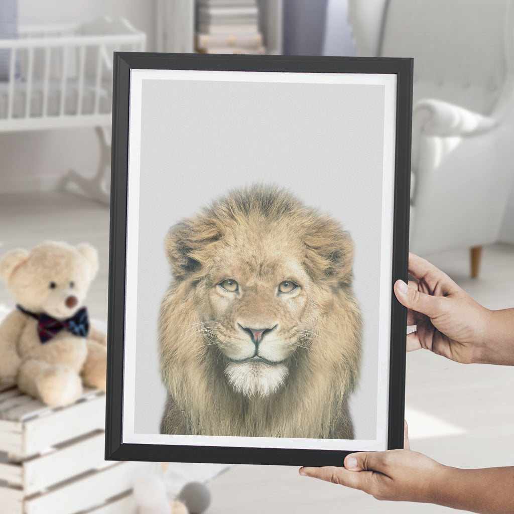 nursery animal prints lion