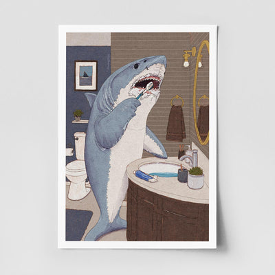 Look After Your Teeth –  A4 Art Print