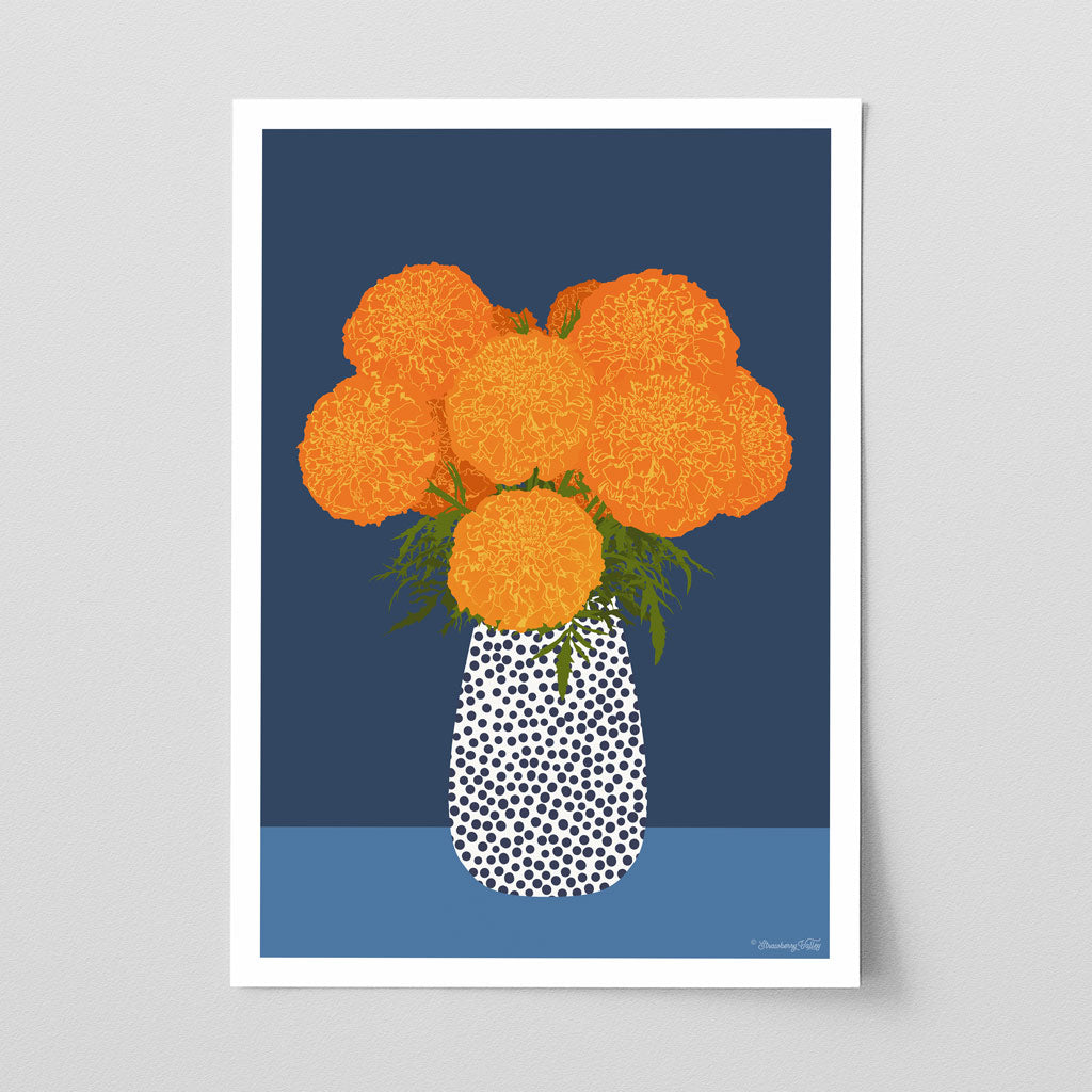 'Marigolds' - Art Print