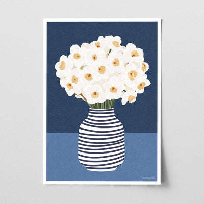 Narcissus Flowers | Modern Floral Wall Art