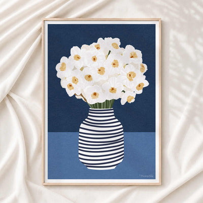 Narcissus Flowers | Modern Floral Wall Art