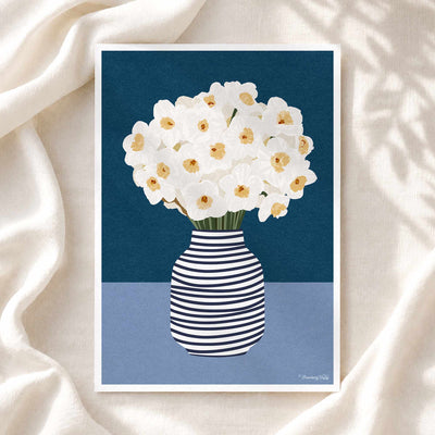 Tazetta Narcissus – Modern Floral Art Print