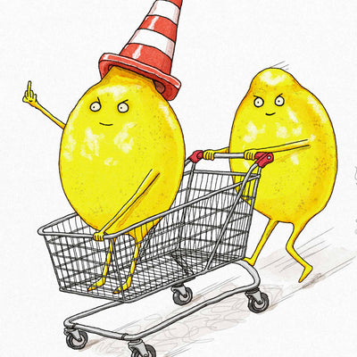 No Adult Supervision | Friendship Art Print | Best Friend Gift