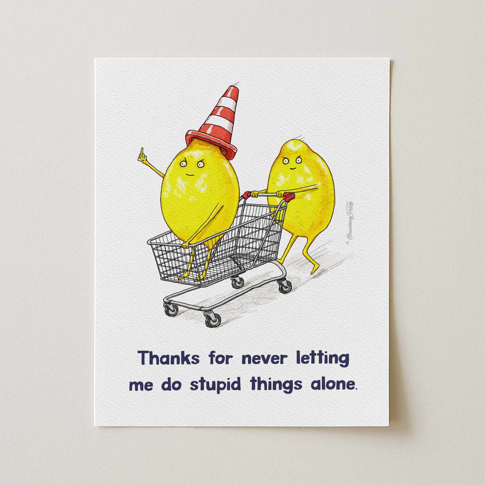 No Adult Supervision - 8x10" Art Print