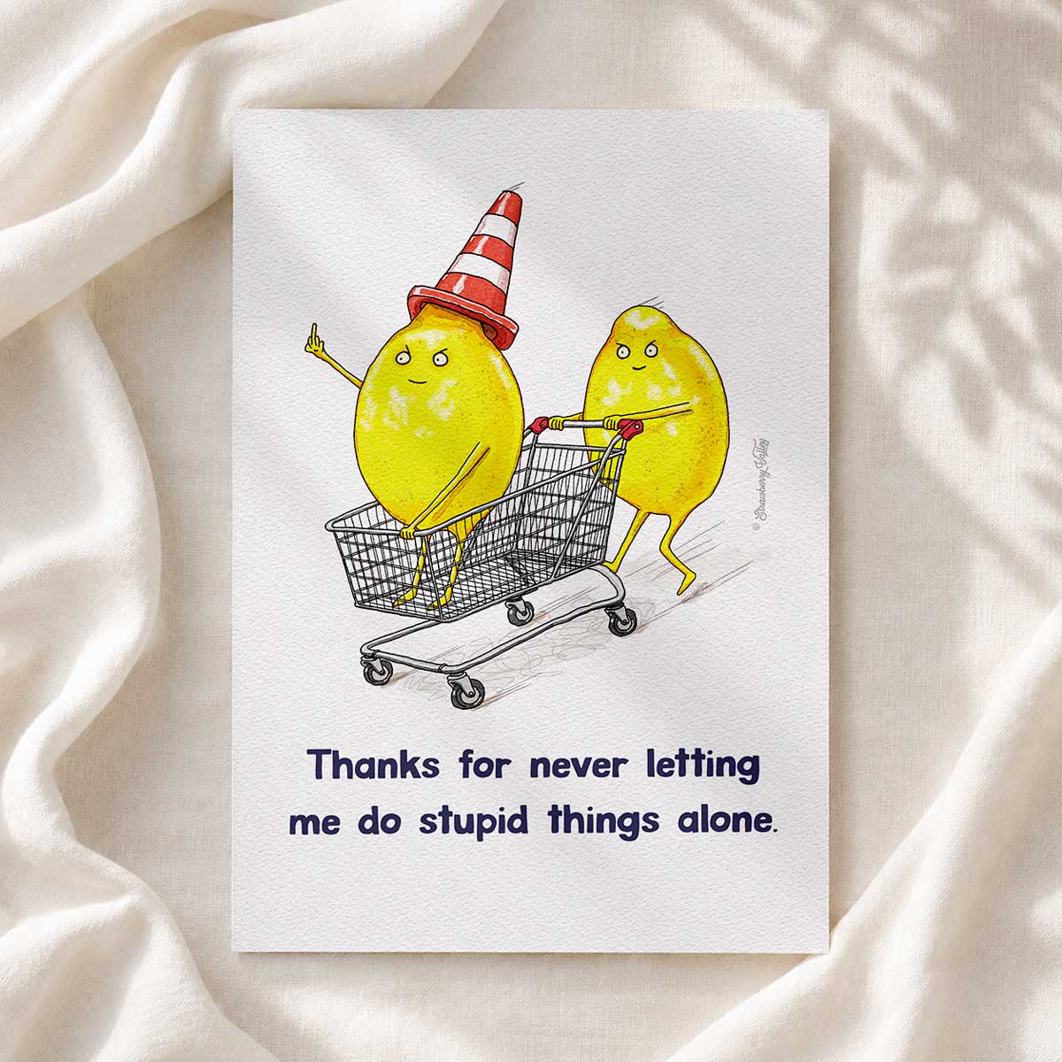 No Adult Supervision - A4 Art Print