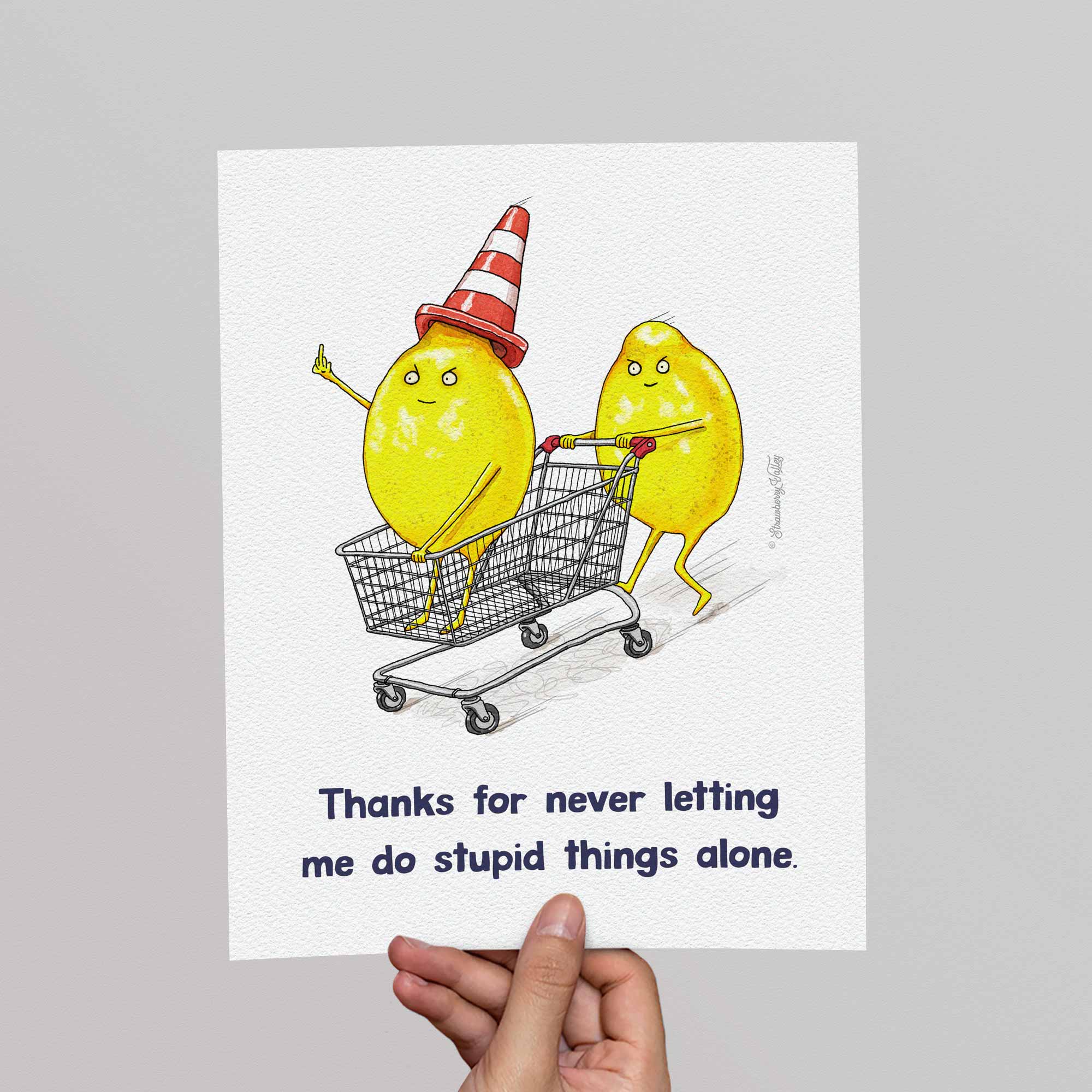 No Adult Supervision - 8x10" Art Print