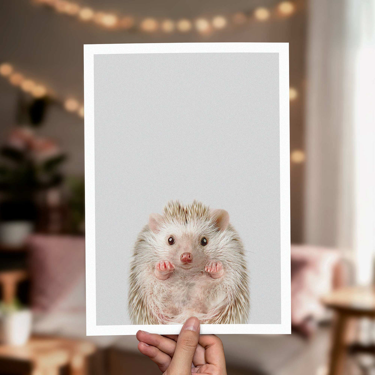 Baby Hedgehog - Nursery Animal Print