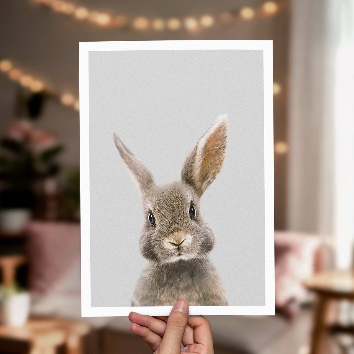 Rabbit - Nursery Animal Print