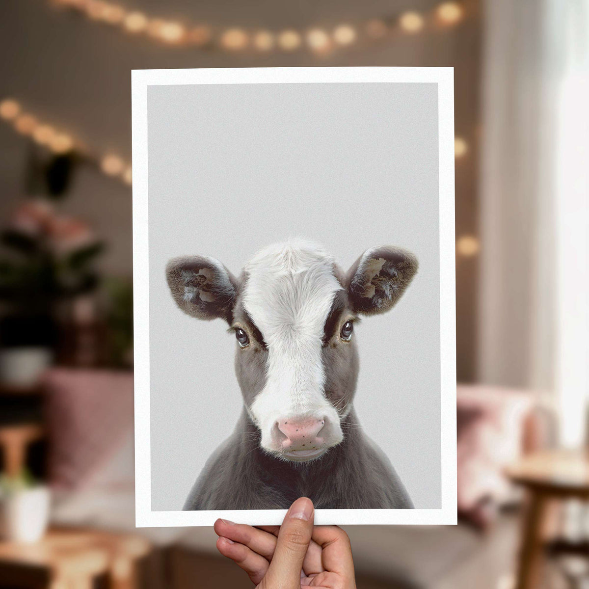 Cow - Nursery Animal Print