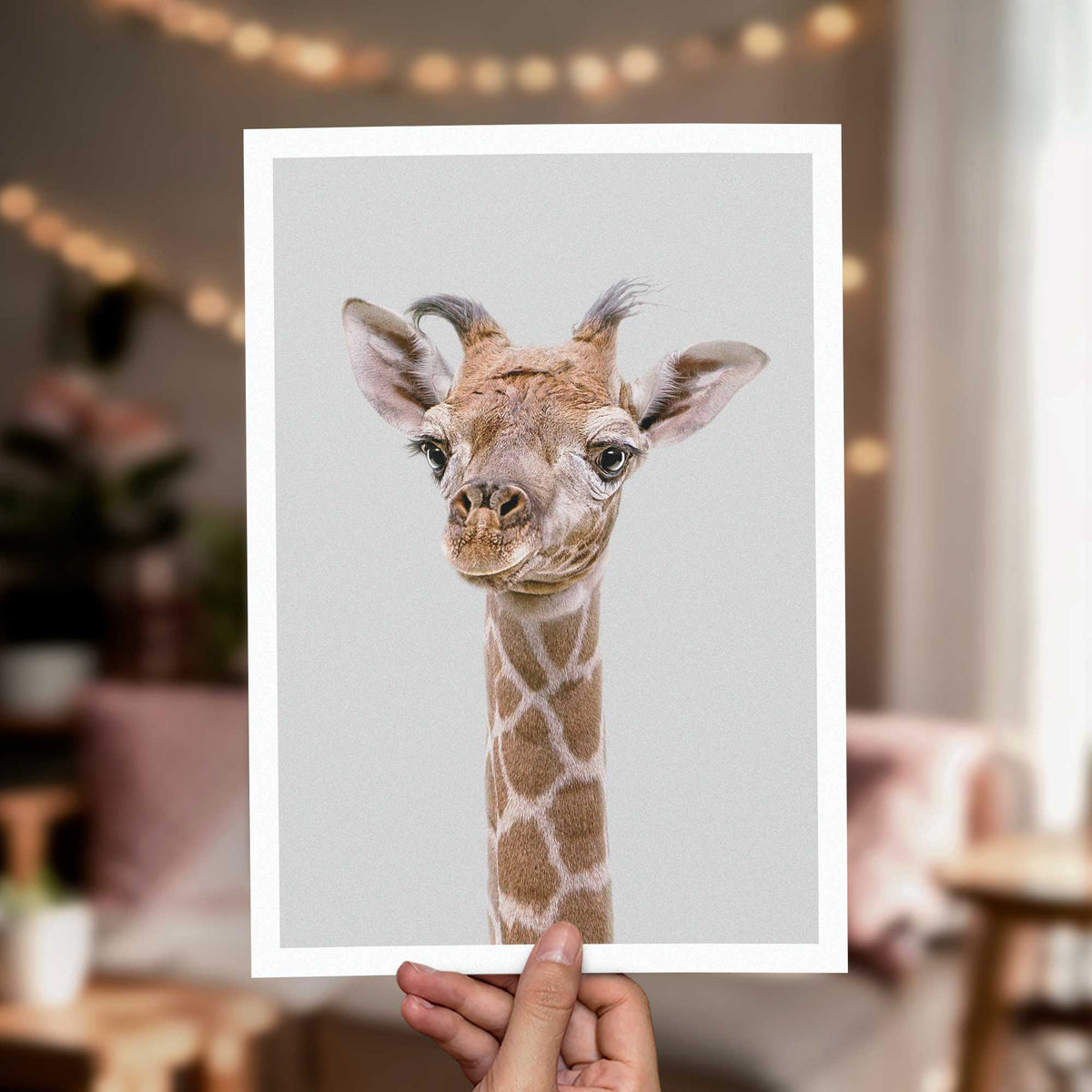 Giraffe - Nursery Animal Print