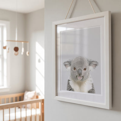 Koala Nursery Print - Sweet Australian Animal Art for Baby Rooms