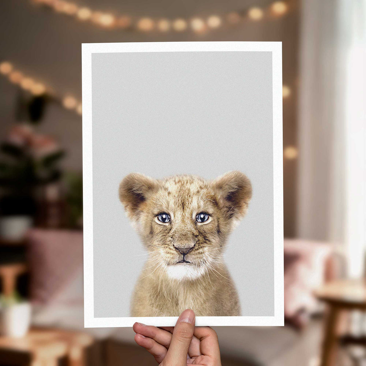 Lion Cub - Nursery Animal Print