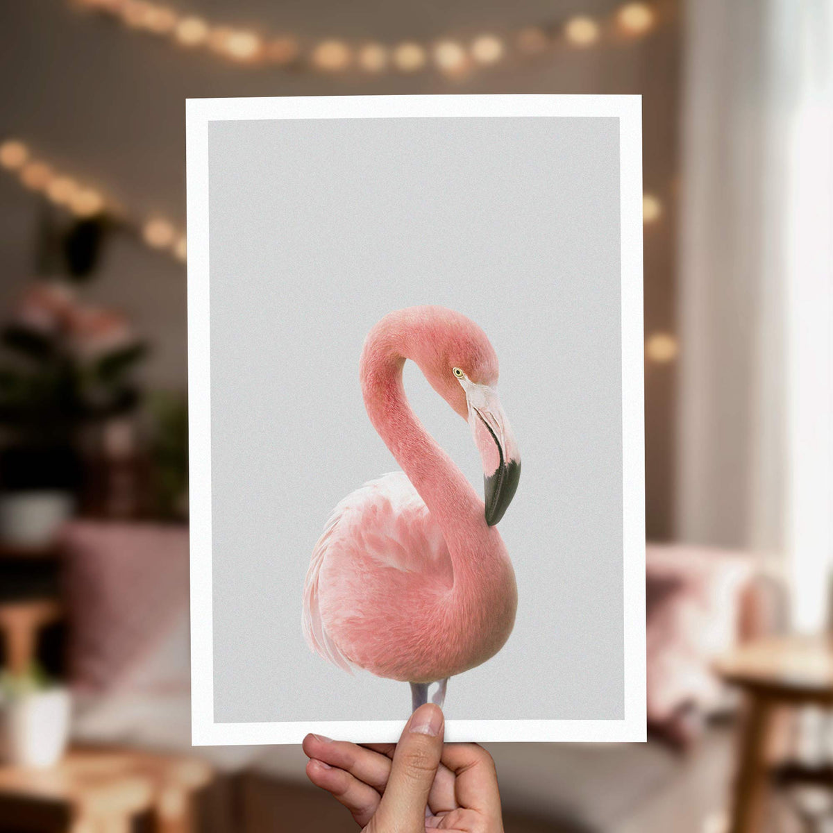Pink Flamingo - Nursery Animal Print