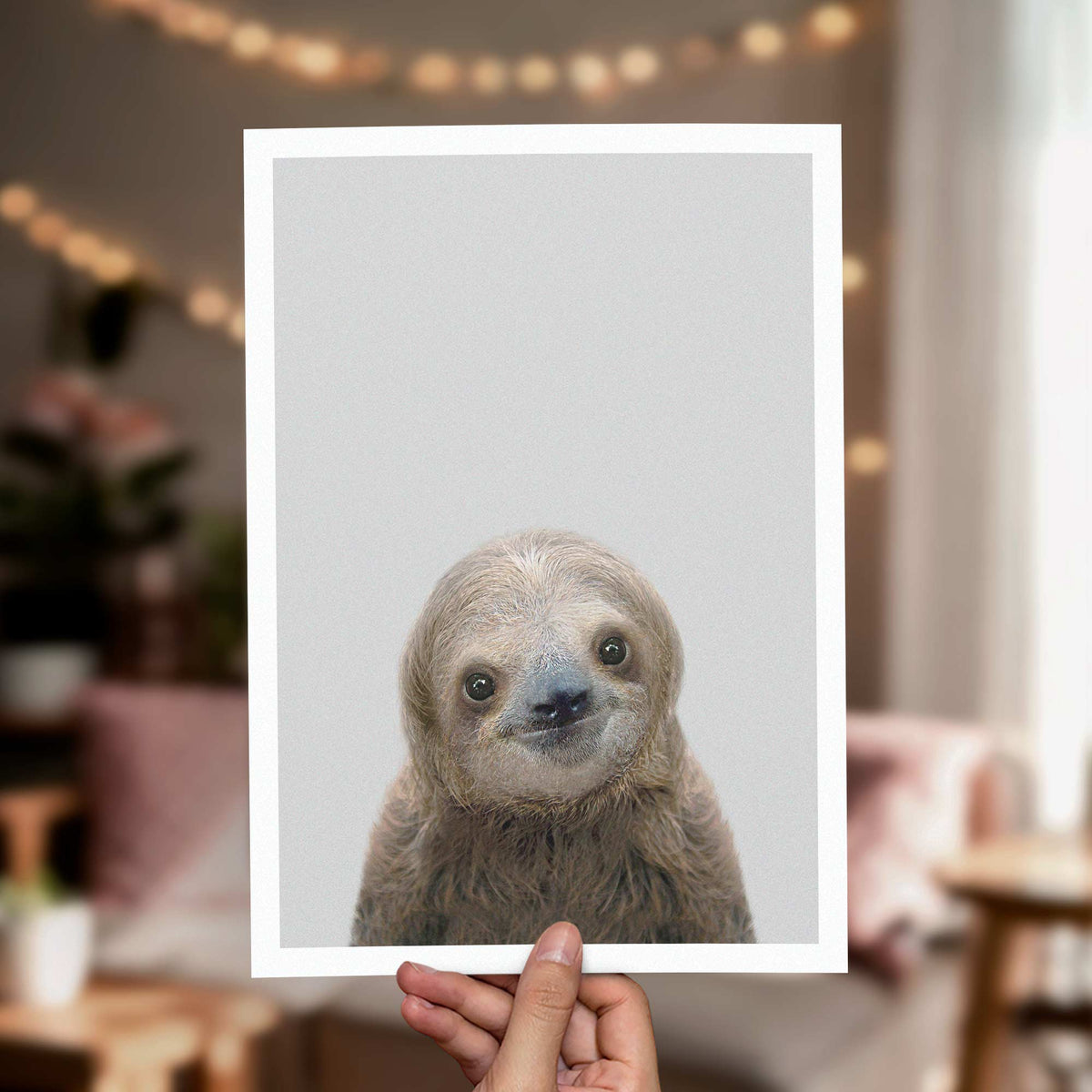 Sloth - Nursery Animal Print
