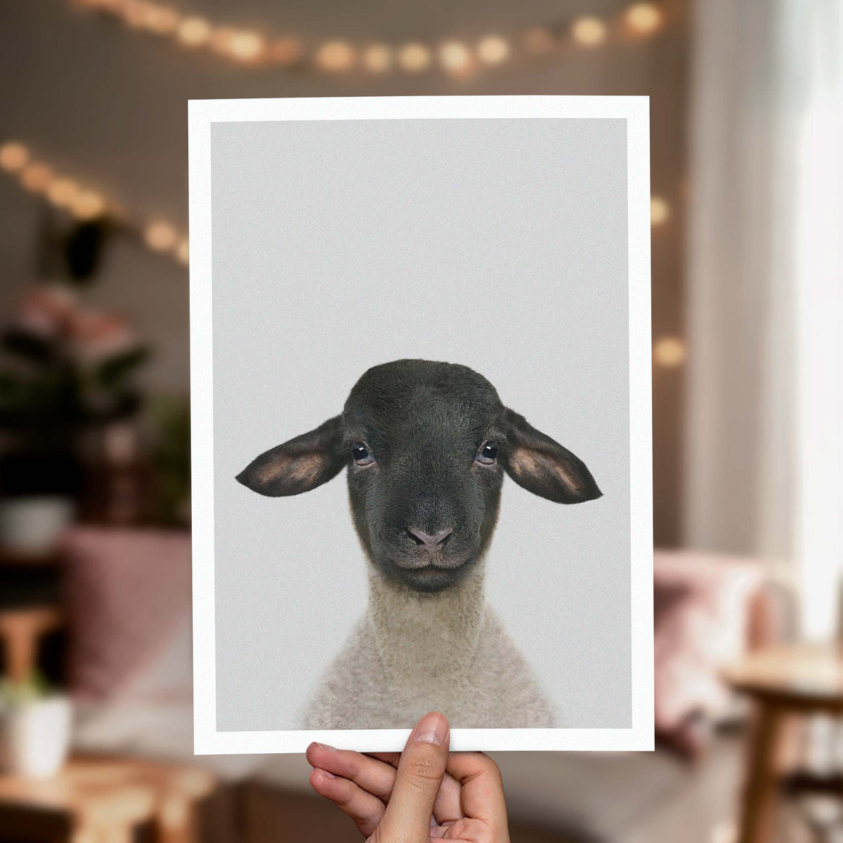 Suffolk Sheep - Nursery Animal Print