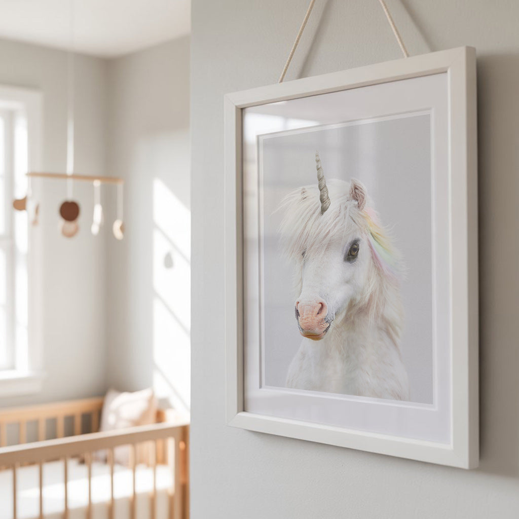 Unicorn Nursery Print - Magical Creature Wall Art for Children’s Bedrooms