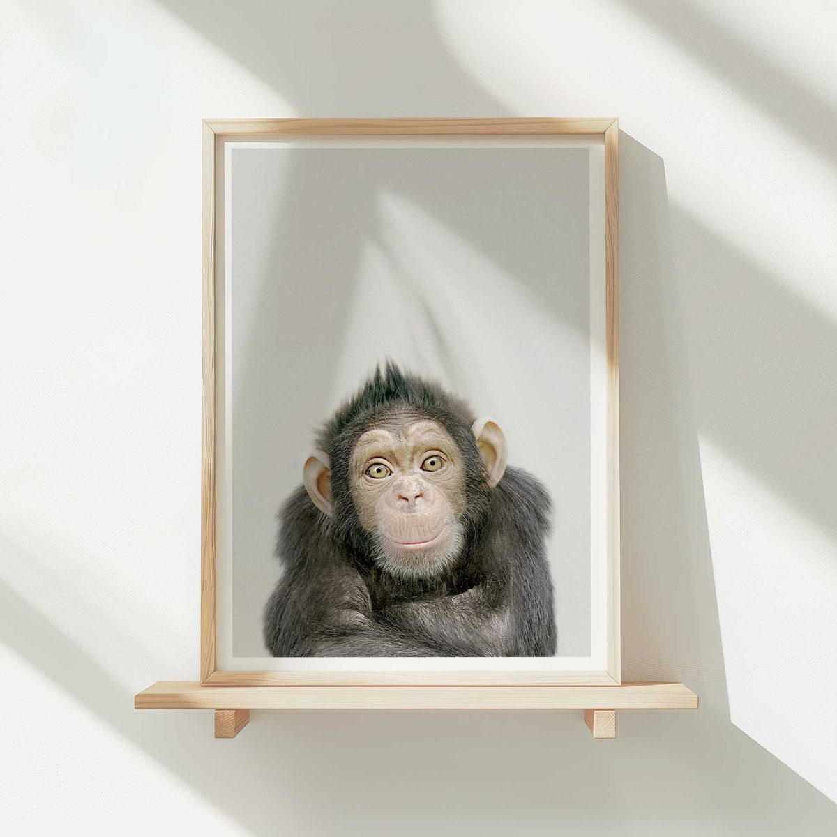 Chimpanzee - Nursery Animal Print