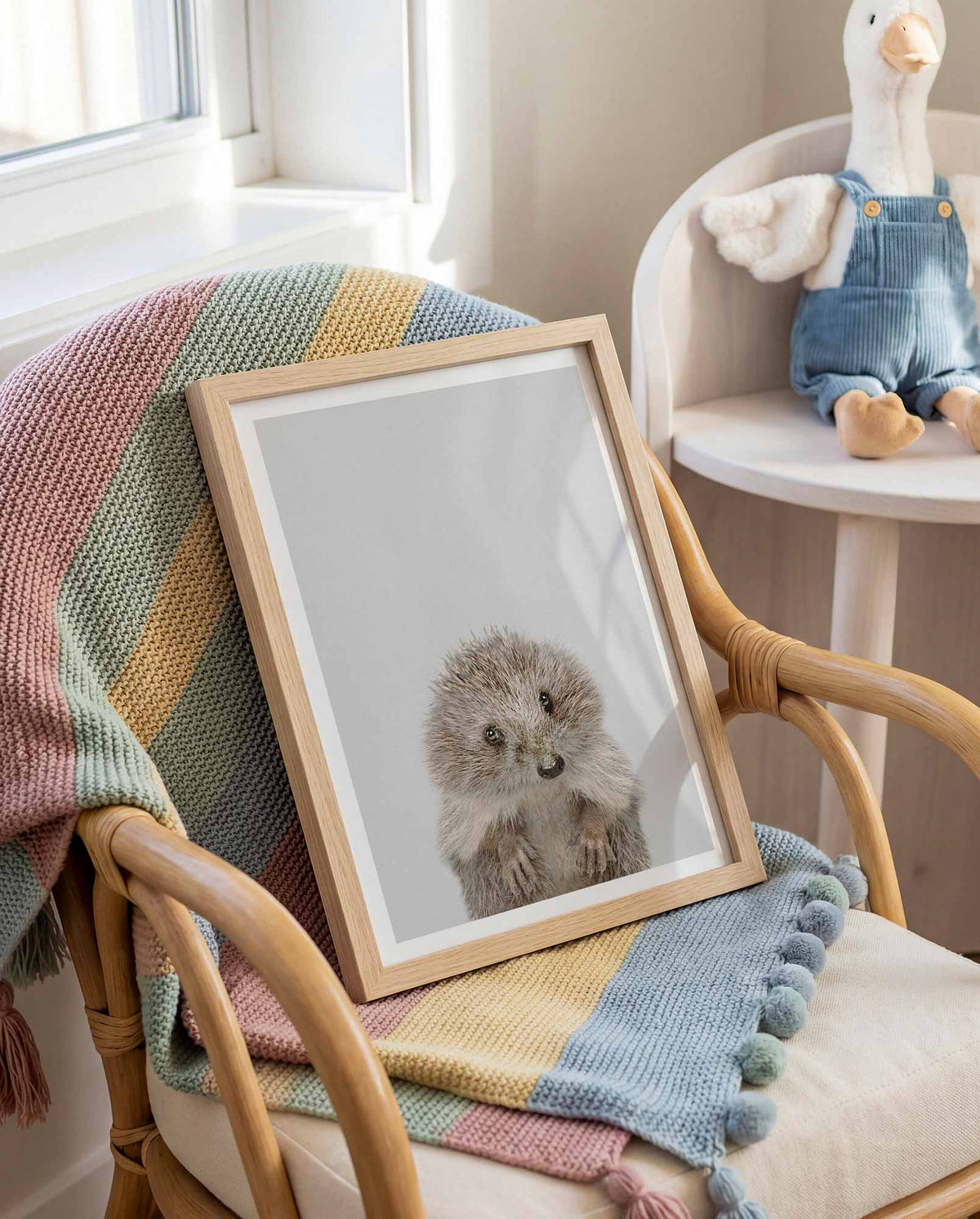 Hedgehog - Nursery Animal Print