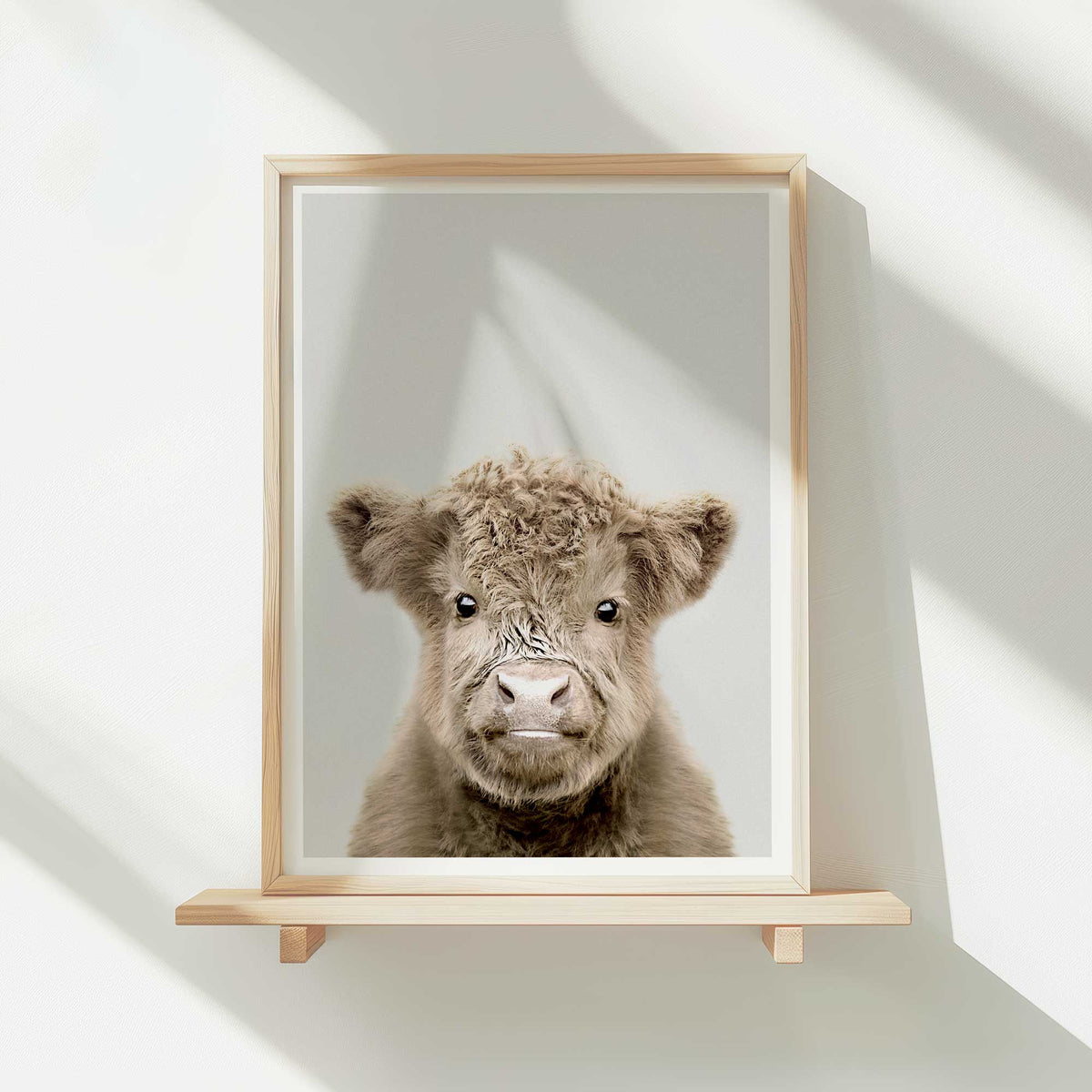 Highland Cow - Nursery Animal Print