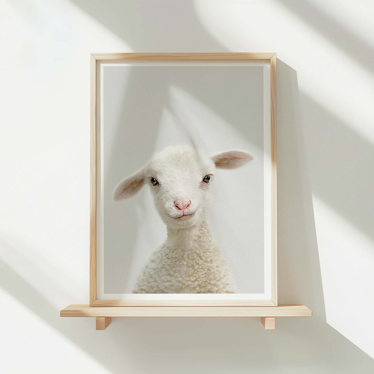 Lamb - Nursery Animal Print