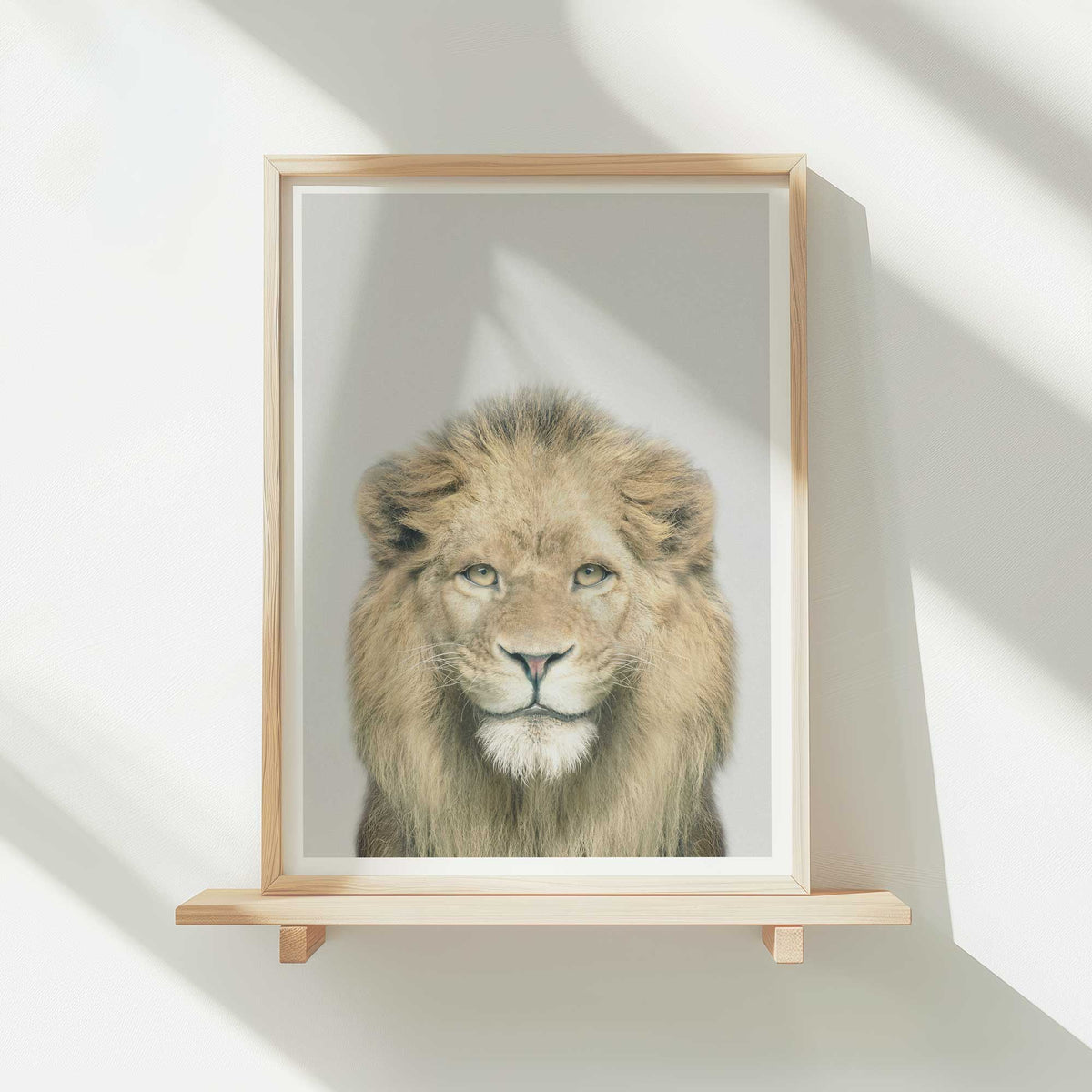 Lion - Nursery Animal Print