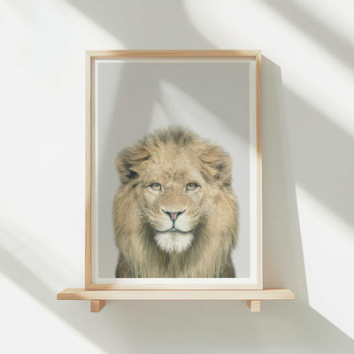 Lion - Nursery Animal Print