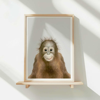 Orangutan - Nursery Animal Print