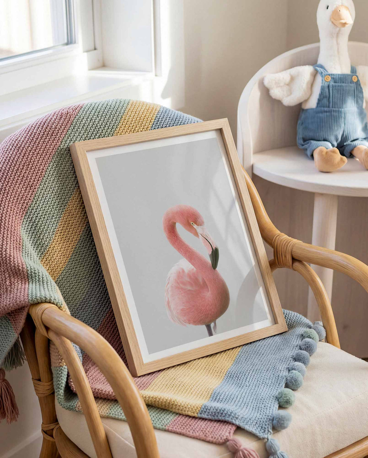 Pink Flamingo - Nursery Animal Print