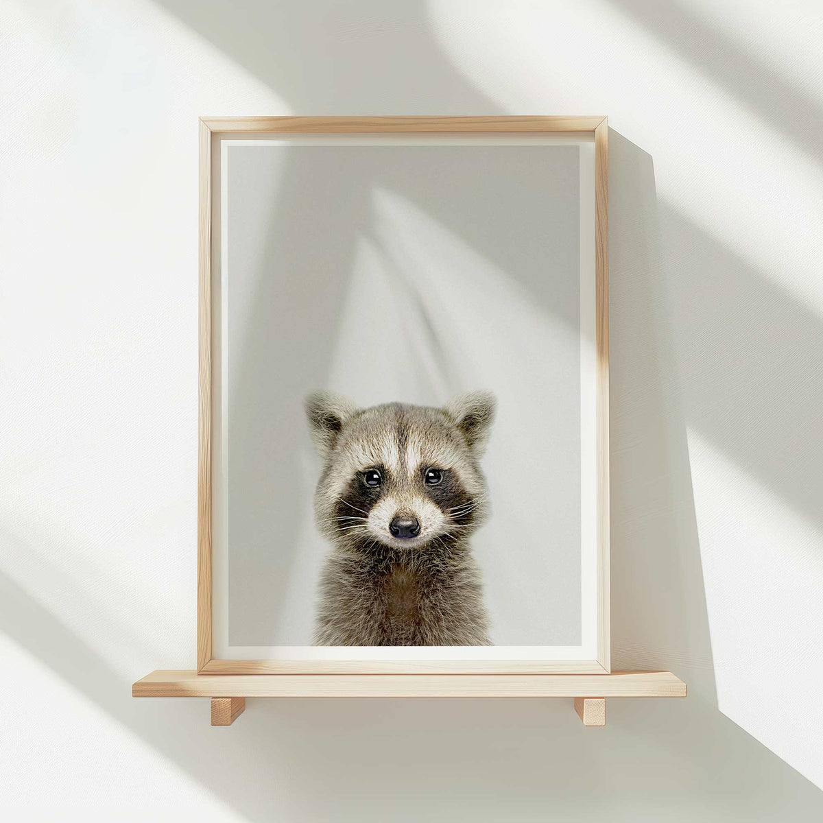 Raccoon - Nursery Animal Print