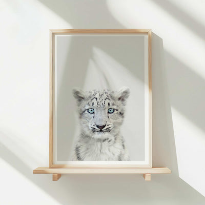 Snow Leopard - Nursery Animal Print