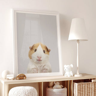 Little Guinea Pig Nursery Print – Cute Pet Animal Nursery Decor