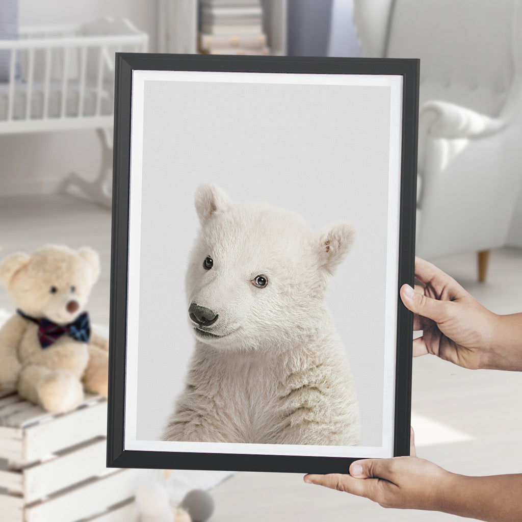 nursery animal prints polar bear