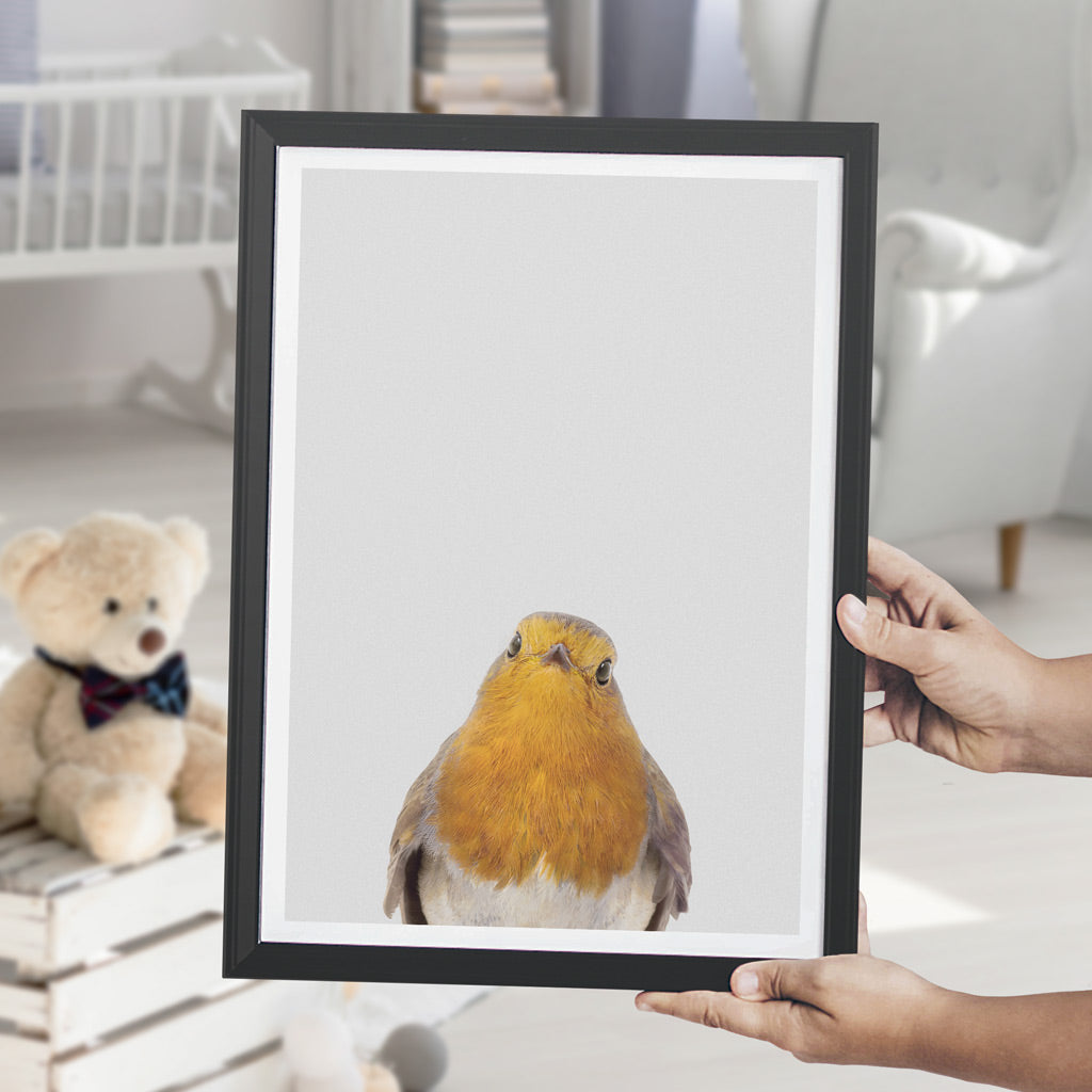 nursery animal prints robin