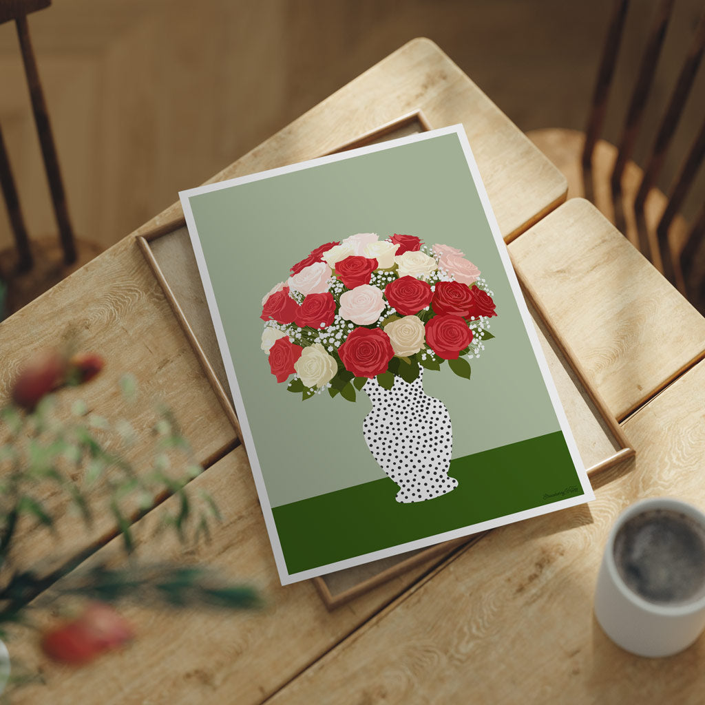 ROSE BLOOM • Art Print