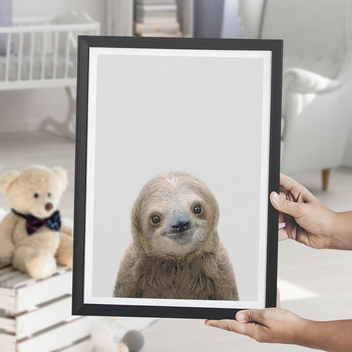 nursery animal prints sloth