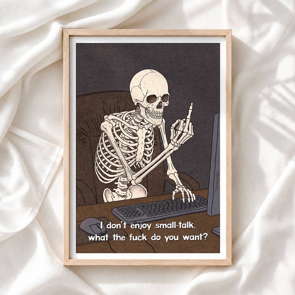 'Small Talk' - Art Print