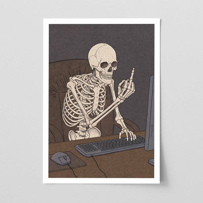I Don't Like Small Talk - Art Print
