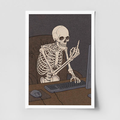 I Don’t Enjoy Small Talk – Art Print