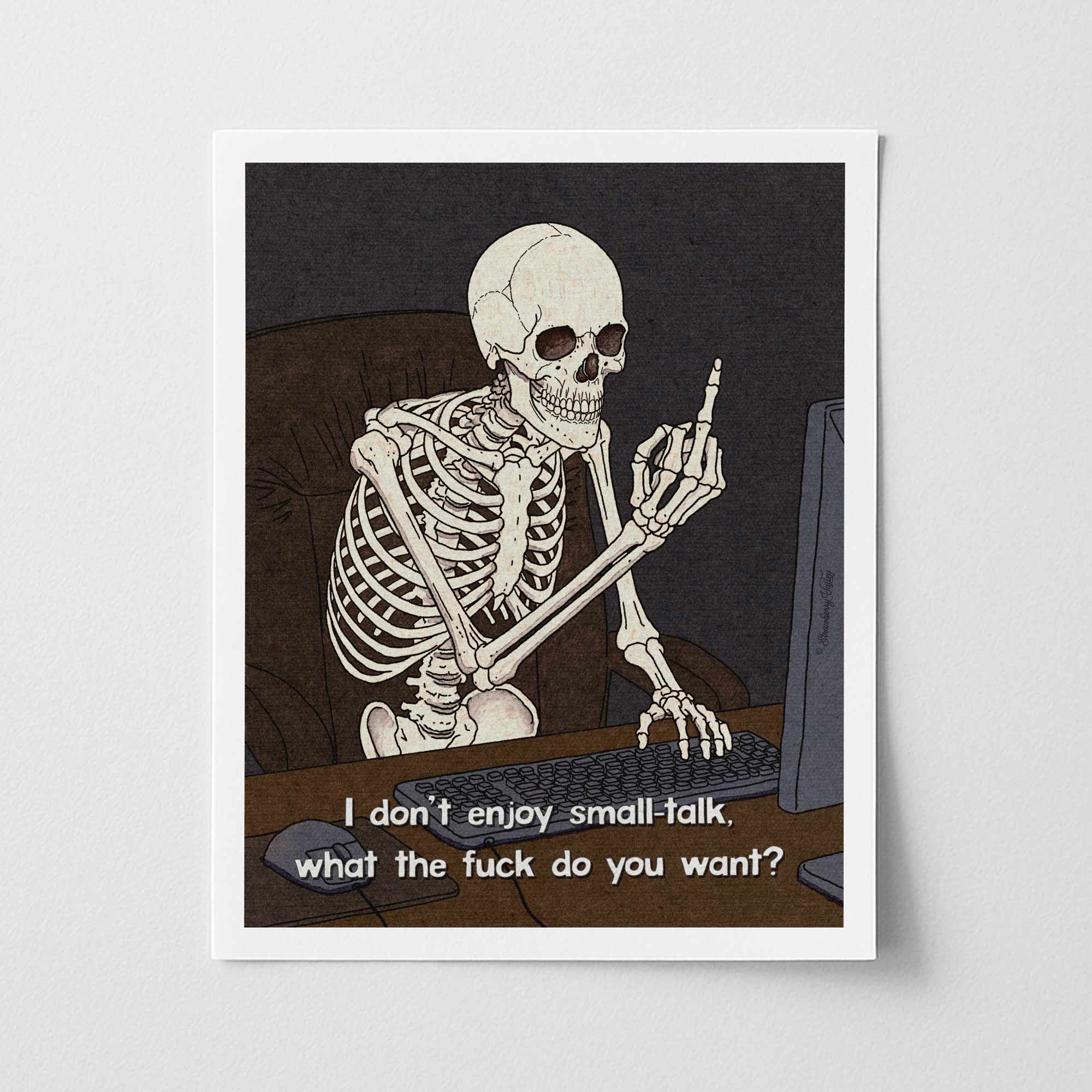 'Small Talk' - Art Print
