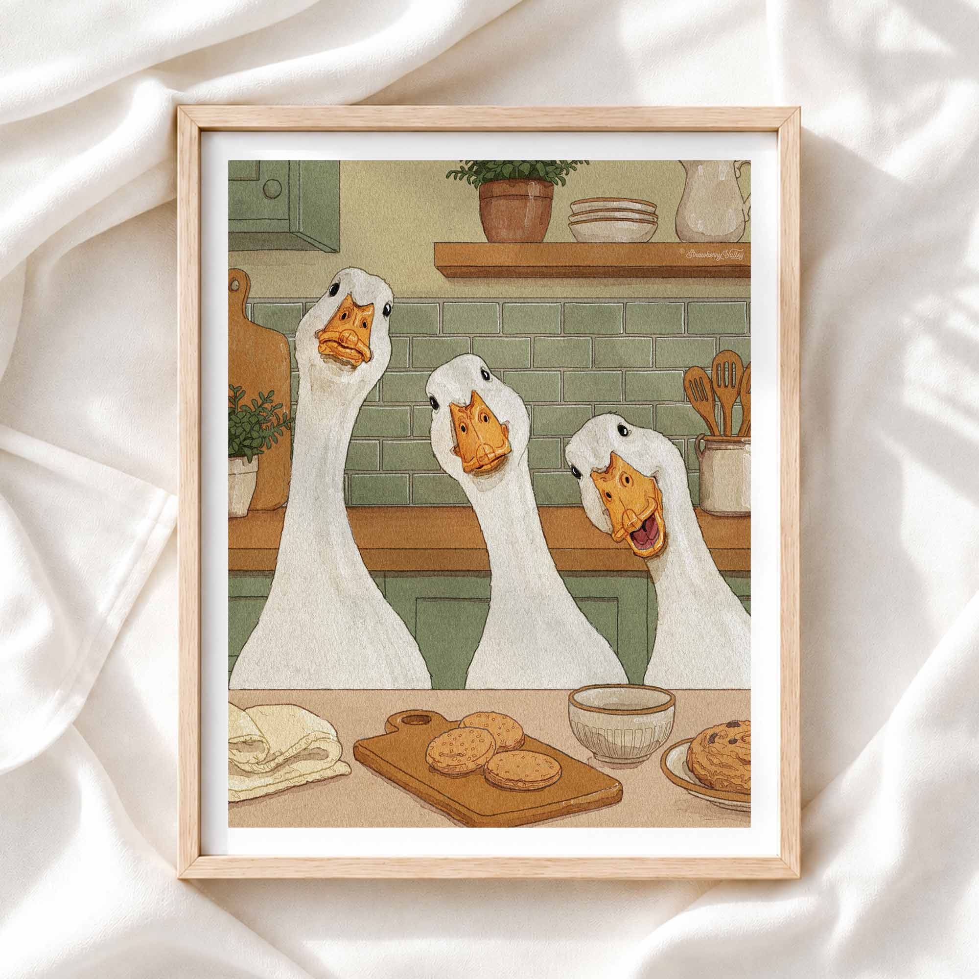Did Someone Say Snacks? - 8x10" Art Print